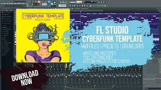 FL Studio Cyberfunk Template - Cyberstriker by OST Audio