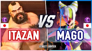 SF6 🔥 Itazan (Zangief) vs Mago (Juri) 🔥 Street Fighter 6