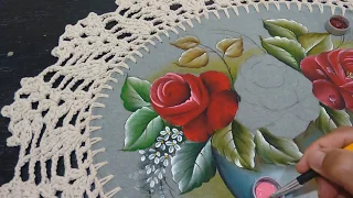 Roberto Ferreira - " Part 2 " Pintura Rosas Vermelhas Técnicas para iniciantes.