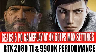 Gears 5  PC 4K 60 FPS Max Settings Gameplay | RTX 2080 Ti & I9-9900K