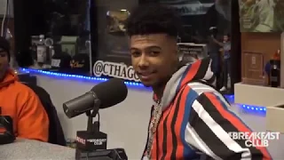 Blueface Says That he Raps on Beat!? The Breakfast Club Highlight