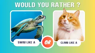 Would You Rather ANIMALS VERSION 🐒🦊🦘| Pick One Kick One