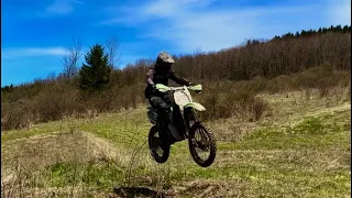 2001 kx 125 hare scramble race practice