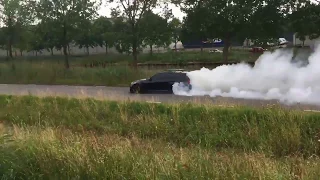 900+ HP BMW 335i E91 TOURING BURNOUT TWENTE | NL !!