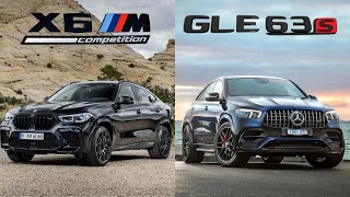 BMW X6 M Competition vs Mercedes-AMG GLE 63 S Coupe | The Battle of the Luxury SUVs #x6 #glecoupe