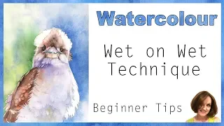 Wet in Wet Watercolor Technique // Beginner Watercolor Techniques 💦