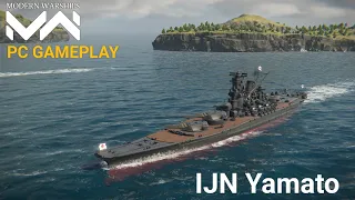 IJN Yamato Gameplay Modern Warships Pc 🔥