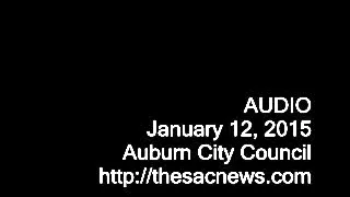 January 12, 2015 Auburn City Council Meeting