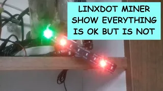 LinxDot miner LEDs shows the miner work well but is not. Miner are blocked HELIUM NETWORK PROJECT