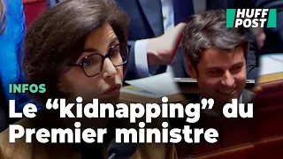 Après l'irruption de Gabriel Attal sur France Info, Rachida Dati assure qu'il a été "contraint"