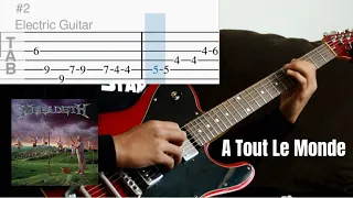 A Tout Le Monde - Megadeth | Guitar Solo + TAB