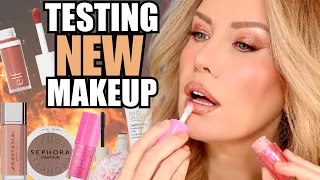 TESTING THE HOTTEST NEW MAKEUP RELEASES(January 2024)🔥ABH, Too Faced, Elf & More!