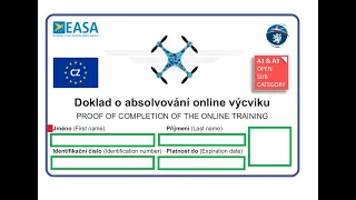 Регистрация дрона в Чехии