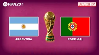 FIFA 23 | Argentina vs Portugal - Final FIFA World Cup | Messi vs Ronaldo - Next Gen Gameplay