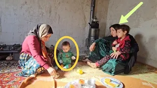 Grandmother's meeting with a divorced woman 💔🤱 in the nomadic mountains.