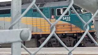 VIA #903 as train 38 with #6415 and #6432 on the back end departing Ottawa Tremblay station 6/2/2022