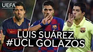 LUIS SUÁREZ: Great #UCL Goals!!