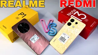 Realme P1 5G 🆚 Redmi Note 13 5G ⚡ Unboxing & Comparison ⚡Full Details in Hindi 🔥