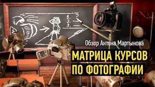 Матрица курсов по фотографии в школе Profile. Антон Мартынов