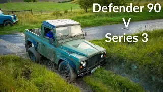 Land Rover Defender 90 vs Series 3 Off Road Challenge