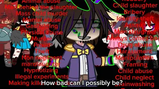 How bad can I possibly be?//Ft. Willy wonka//Missing kids//Fnaf//my au