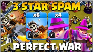 Perfect War Th13 | Apprentice Warden with Dragon Riders 3 Star Spam Attack!!