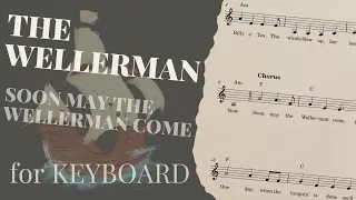 THE WELLERMAN KEYBOARD COVER / TUTORIAL - FREE SHEET MUSIC WITH CHORDS AND LYRICS - YAMAHA PSR-S770