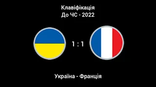 Клавіфікація До ЧС - 2022 | Україна - Франція 1 : 1 | Телеканали Футбол 1/2/3 | (04.09.2021)