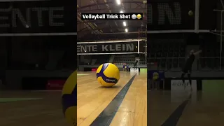 Volleyball Trick Shot 😂🏐 #shorts #volleyball