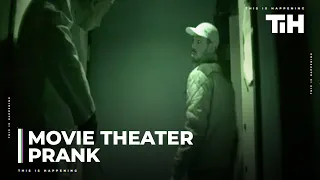 Movie Theatre Prank FULL Unedited version - Michael Myers scaring people at the movies