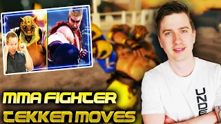 TMM Reacts to MMA Fighter Breaking Down Tekken Moves