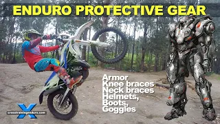 Enduro protective gear: armor, boots, helmets, neck braces, knee braces︱Cross Training Enduro
