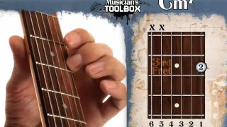 How to play the C minor 7 chord on guitar Cm7