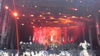 Sonisphere Knebworth 2011- slipknot pre-entrance