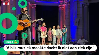 Lucy en Jasmijn zingen over kanker met zangeres Meau