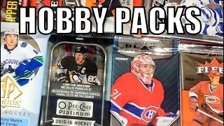 Opening Random Hockey Card Hobby Packs