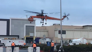 The Mighty Sikorsky-Erickson Air Crane: A Heavy Lift Helicopter at Valley Fair Mall