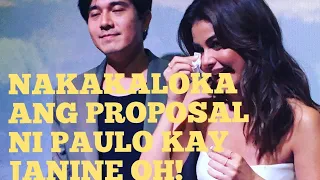 NAKAKALOKA ANG PROPOSAL NI PAULO KAY JANINE OH!