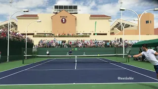 Djokovic and Kevin Anderson BNP 2018