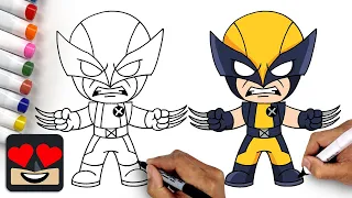 X Men | How To Draw Wolverine