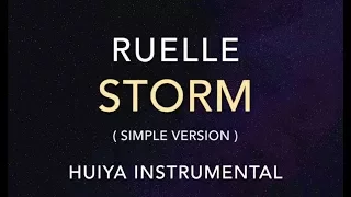[Instrumental/karaoke] Ruelle - Storm (simple ver.) [+Lyrics]