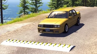 Spike Strip High Speed Crashes #7 – BeamNG Drive