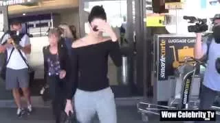 Kendall Jenner spotted arriving to LAX from JFK