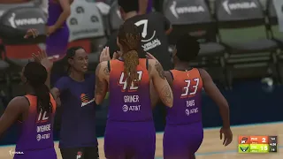 NBA 2K23 WNBA gameplay: Phoenix Mercury vs Dallas Wings - (Xbox Series X) [4K60FPS]