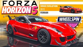 FORZA HORIZON 5 - GANHEI A FERRARI 599XX EVO NA ROLETA!! (TIVE MUITA SORTE) #11