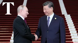 Putin arrives in China as Ukrainian airstrikes hit Russian strongholds