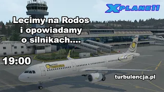 Real Pilot A321 in simulator from Katowice (KTW) to Rodos (RHO) 