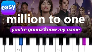 Camila Cabello - Million To One EASY PIANO TUTORIAL