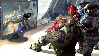 343 EMPLOYEES REACT TO MY CLIPS - Halo MCC