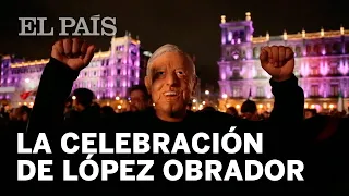 La celebración de Andrés Manuel López Obrador en el Zócalo de la Ciudad de México | Elecciones 2018